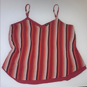 Torrid striped flowy top sz 2